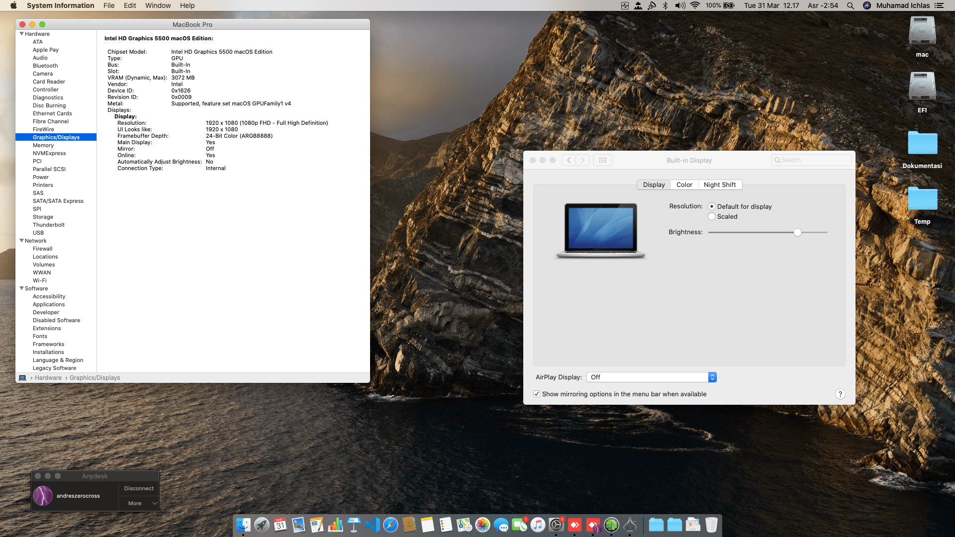 Lenovo Thinkpad X250 3rd [Broadwell   Intel HD 5500] 7